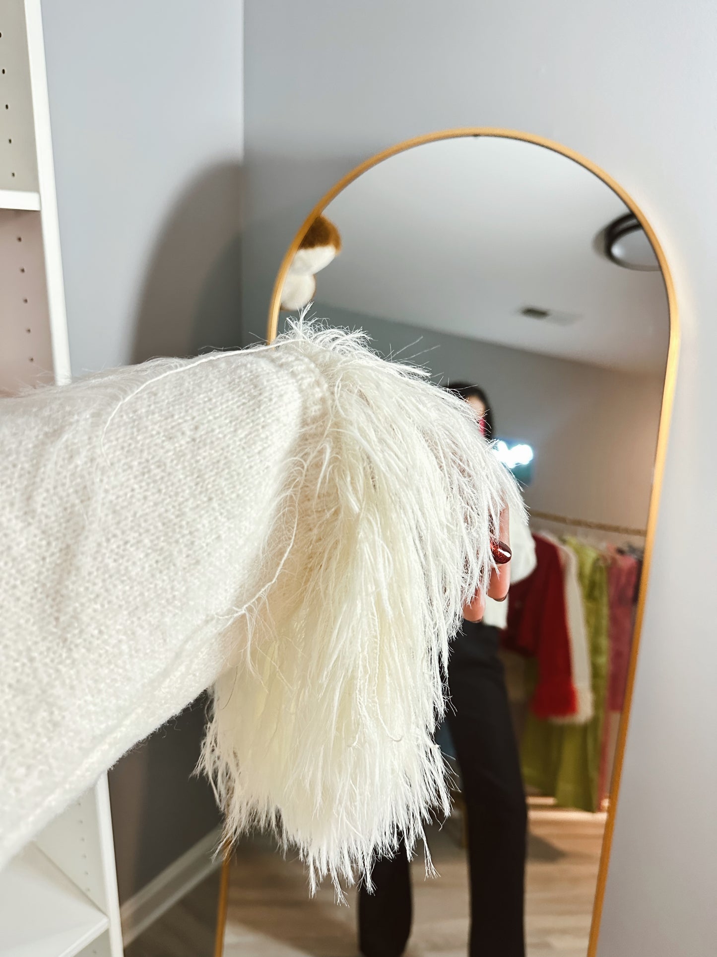 SELENES Feather Cardigan