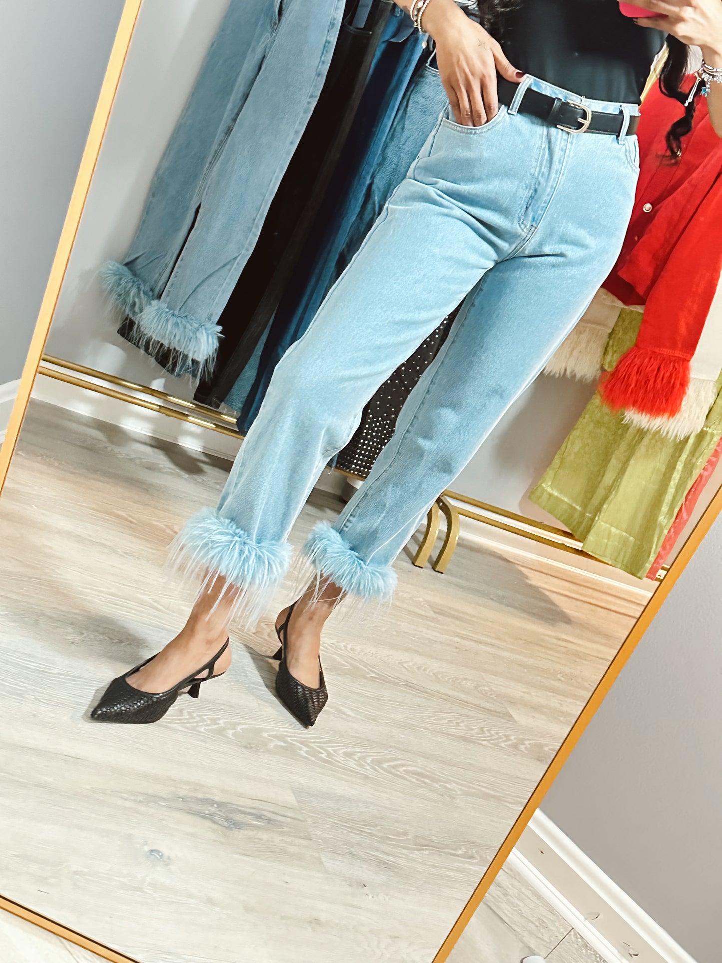 SELENES FEATHERS PANTS