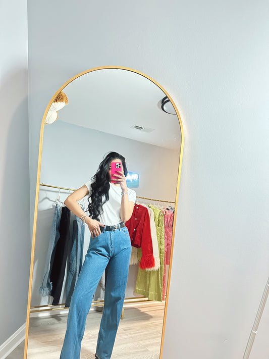 Highwaist Blue Jeans
