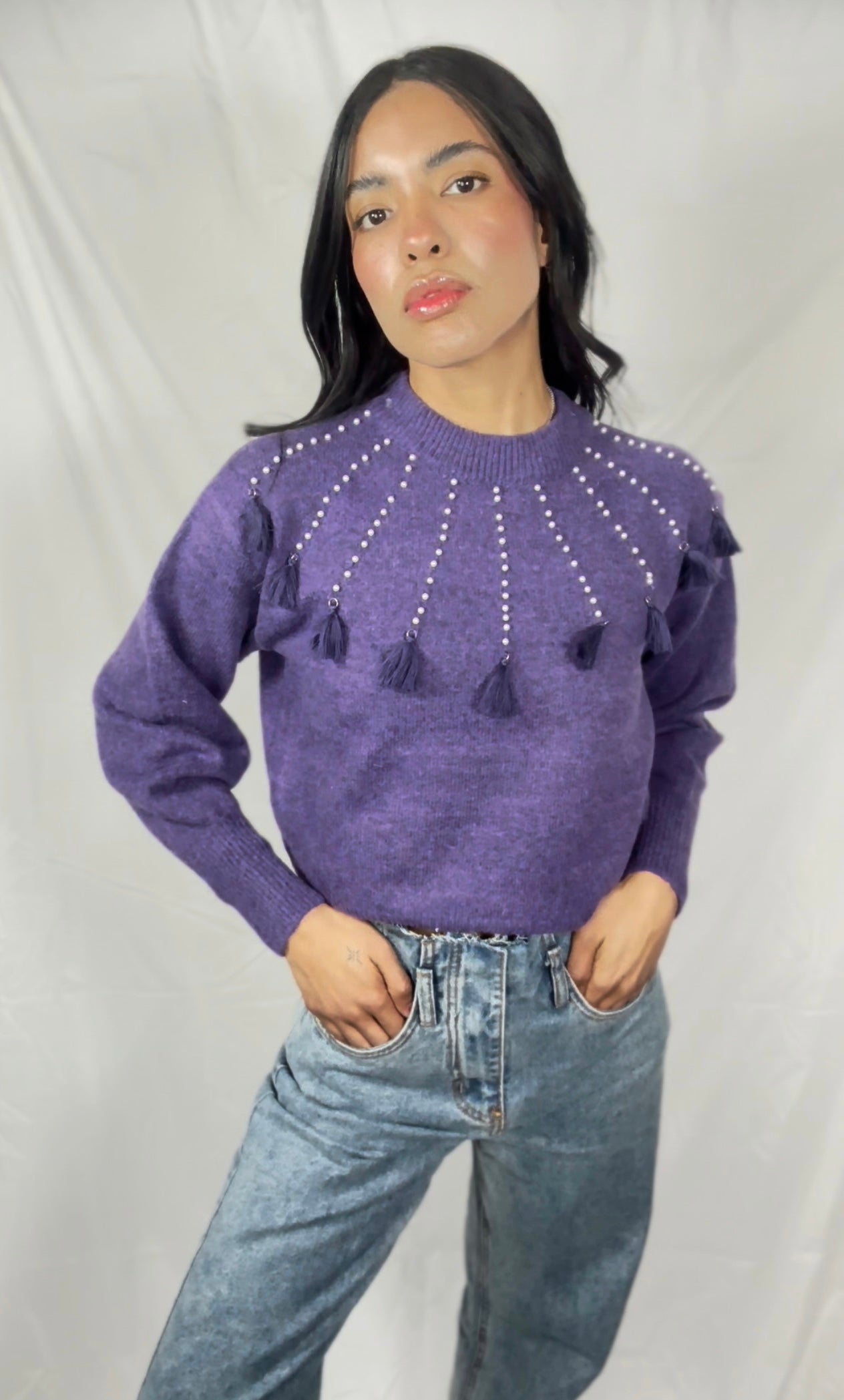 Fuzzy Pullover Sweater