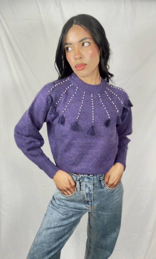 Fuzzy Pullover Sweater