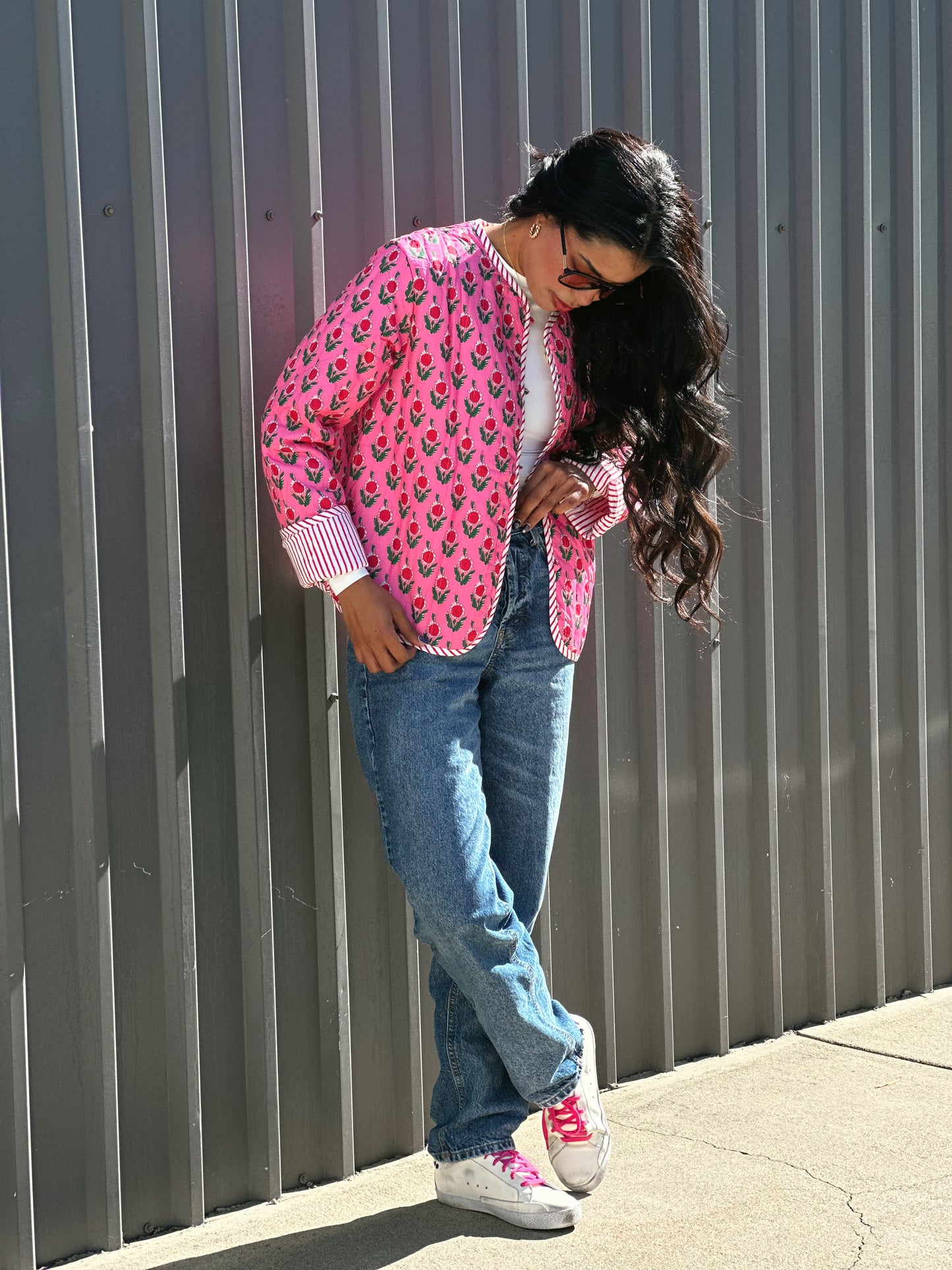 Floral Print Jacket