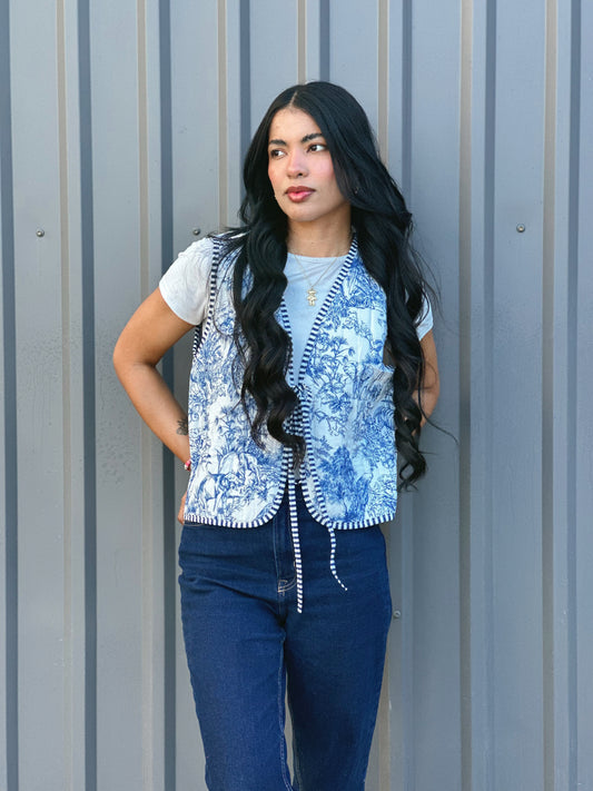 Blue Wild Vest