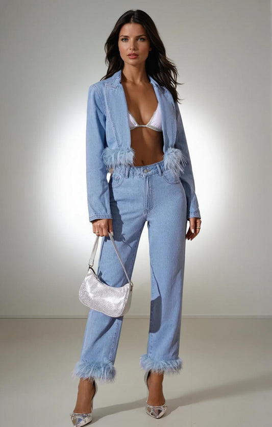 The Avalon Feather Jeans