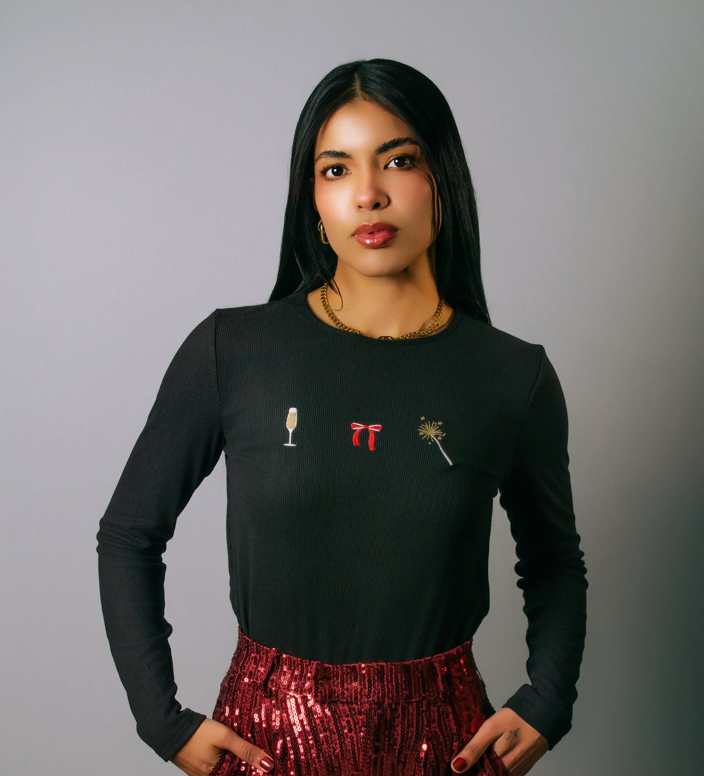 The Holiday Sparkle Top